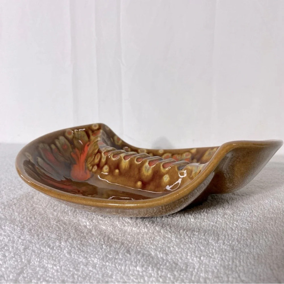 Vintage 1972 MSevrens Canada MCM Ceramic Pottery Art Ashtray Trinket Dish - Picture 3 of 15